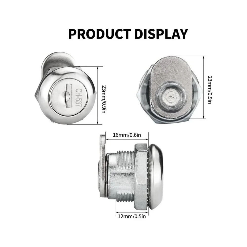 New Truck Tool Box Lock, 2 Pack Universal Keyed Toolbox Lock for Replacement Pic